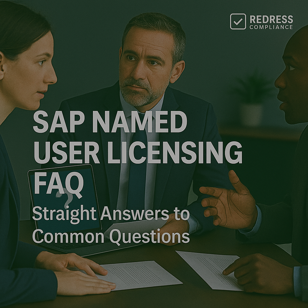 sap named user licensing faq